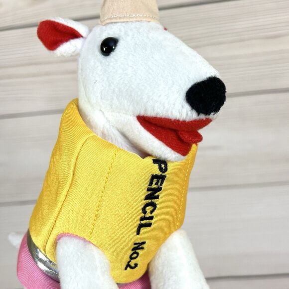 Target BULLSEYE #2 PENCIL Dog Plush 2016 Stuffed 9” Toy Ultra Rare - #711/2000 - Picture 9 of 11